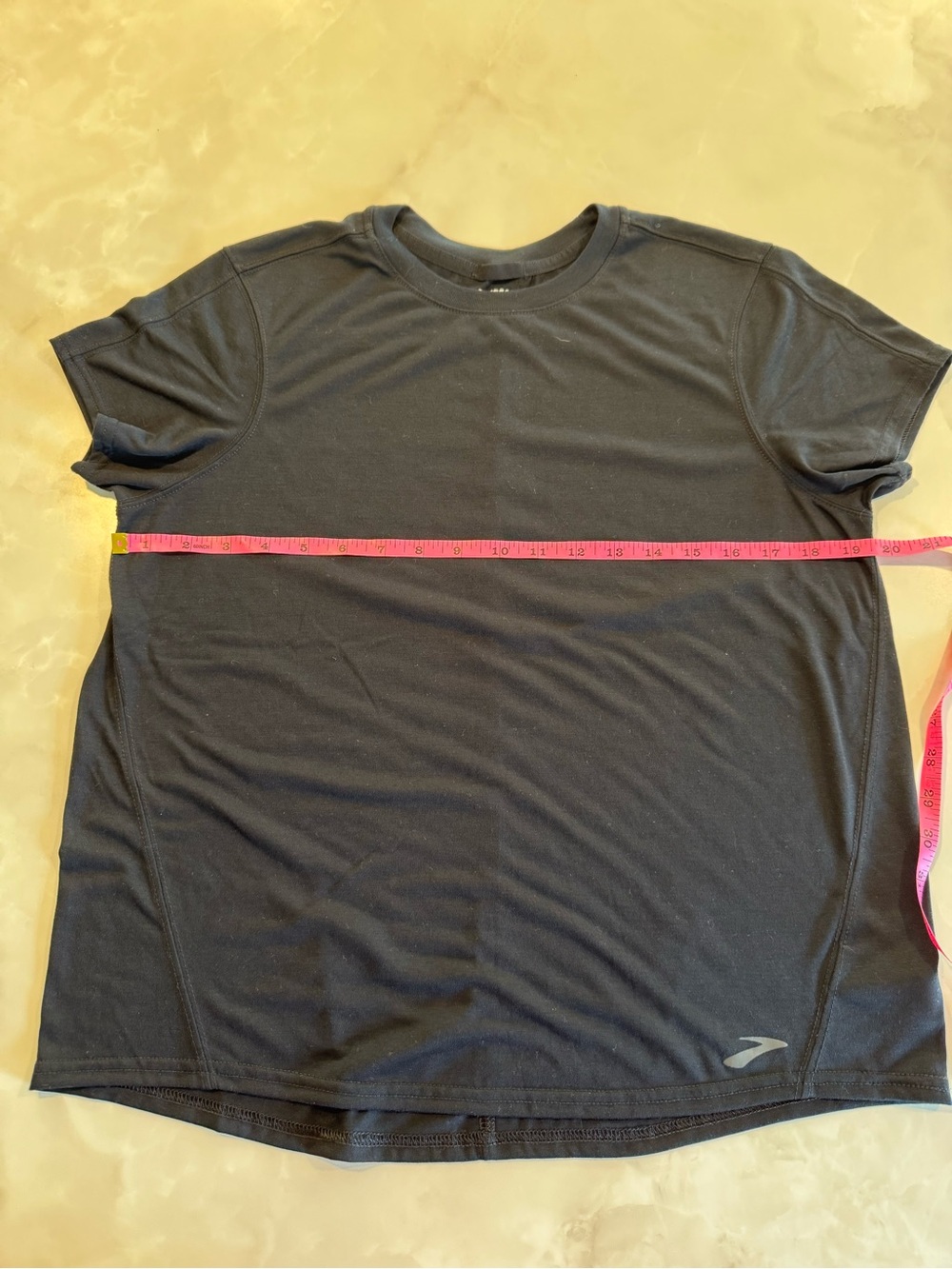 Brooks Black Short Sleeve Performance Tee